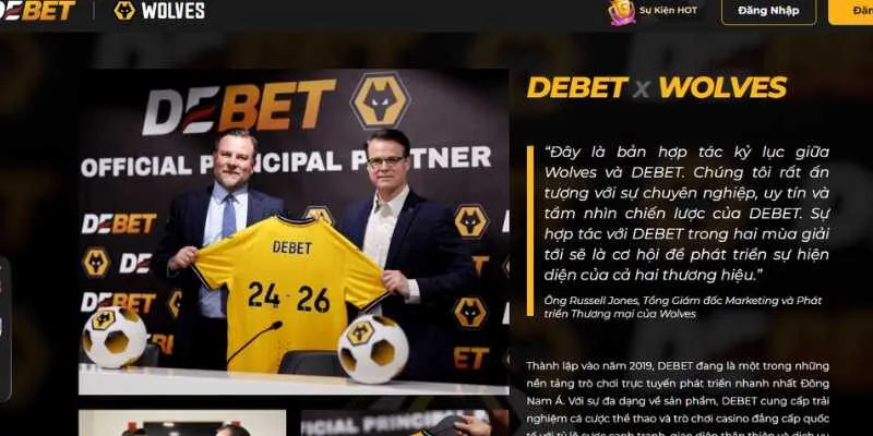 Debet hợp tác với Wolves